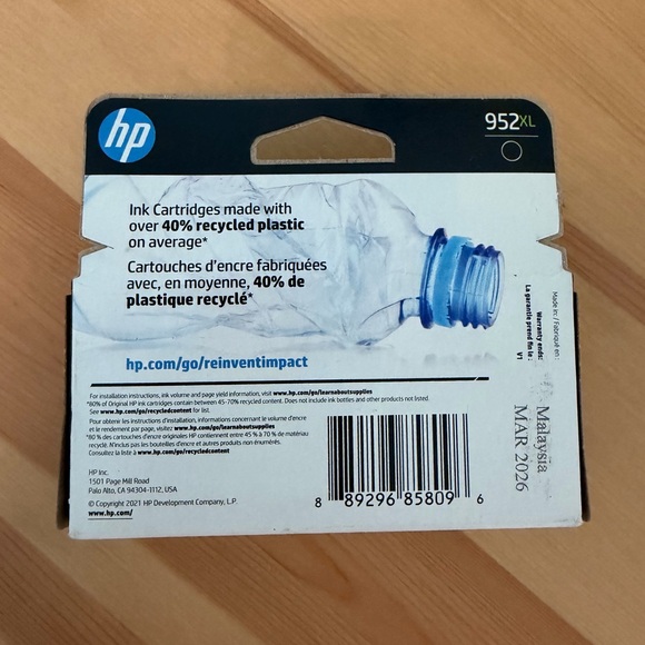 HP Inkjet 952XL Black NIB - Picture 2 of 4
